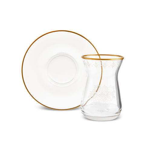 Karaca Gent 12-Piece Tea Set for 6 Persons
