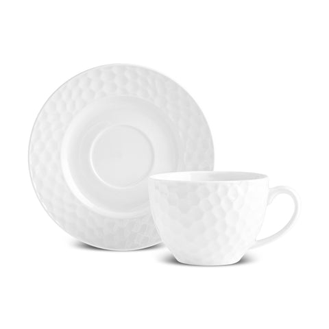 Karaca Nora Emboslu Çay Fincanı Seti, 6 Kişilik, 220 ml