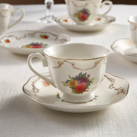 Karaca Antique 2 Kişilik 4 Parça Çay Fincanı Seti, 200ML