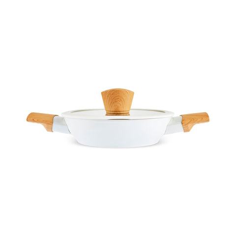 Karaca Swiss Crystal Almond, 6 Piece Shallow Casserole Set, Induction