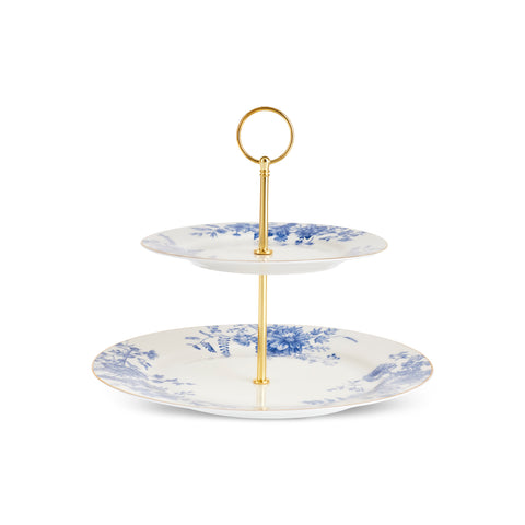 Karaca Delft 6 Kişilik 8 Parça Bone China Servis Seti, Mavi