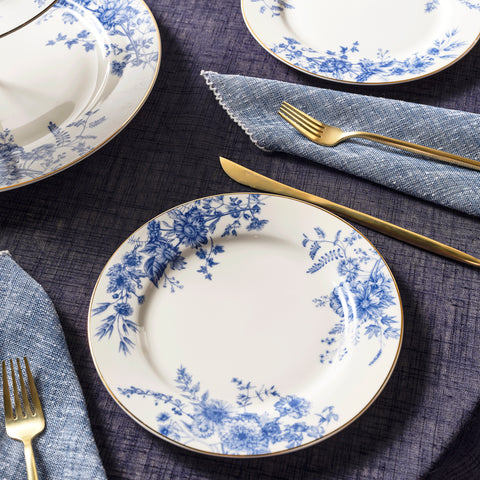 Karaca Delft 6 Kişilik 8 Parça Bone China Servis Seti, Mavi