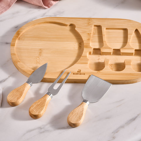Karaca Cheesekit Bambu Kesme Seti, Renksiz