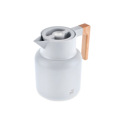 Karaca Corelock Stainless Steel Flask, 1.6 L, Light Grey