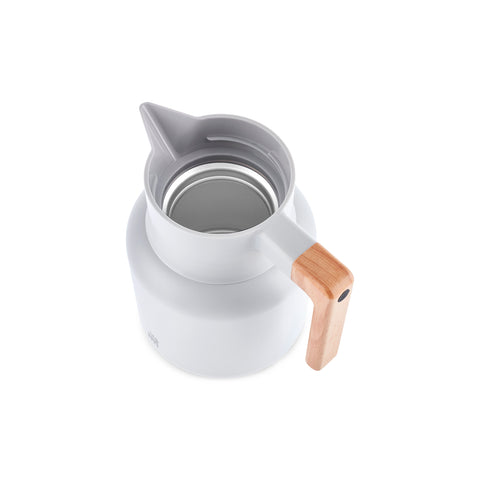 Karaca Corelock Stainless Steel Flask, 1.6 L, Light Grey