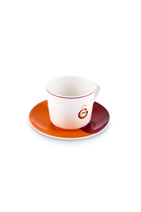 Karaca x Galatasaray Lizenziertes 6-Personen-Kaffeetassen-Set 80 ml