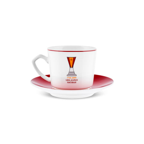 Karaca x Galatasaray Lizenziertes 6-Personen-Kaffeetassen-Set 80 ml