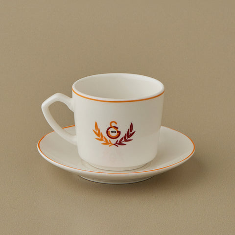 Karaca x Galatasaray Lizenziertes 6-Personen-Kaffeetassen-Set 80 ml