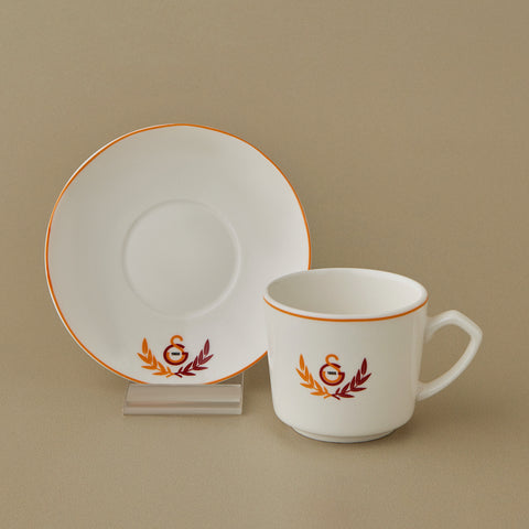 Karaca x Galatasaray Lizenziertes 6-Personen-Kaffeetassen-Set 80 ml