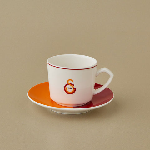 Karaca x Galatasaray Lizenziertes 6-Personen-Kaffeetassen-Set 80 ml