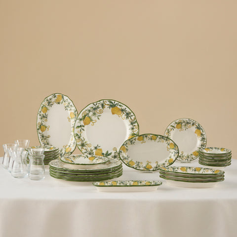 Karaca Limonelle 32-Piece Breakfast Set for 6 Persons