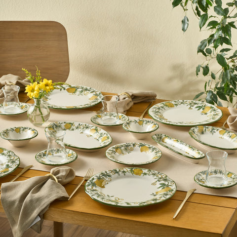 Karaca Limonelle 32-Piece Breakfast Set for 6 Persons