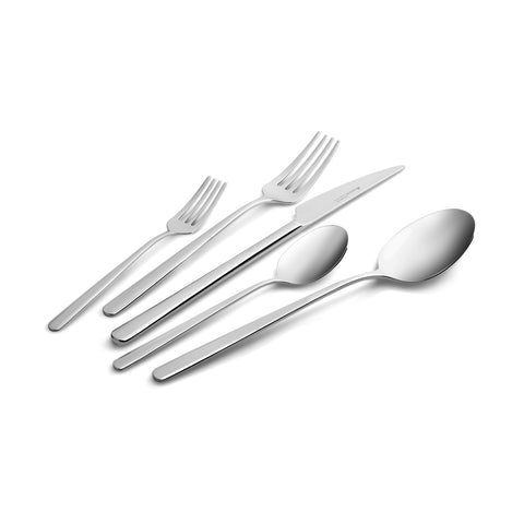 Karaca Boreas 40 Parça Çatal Kaşık Bıçak Seti, Silver
