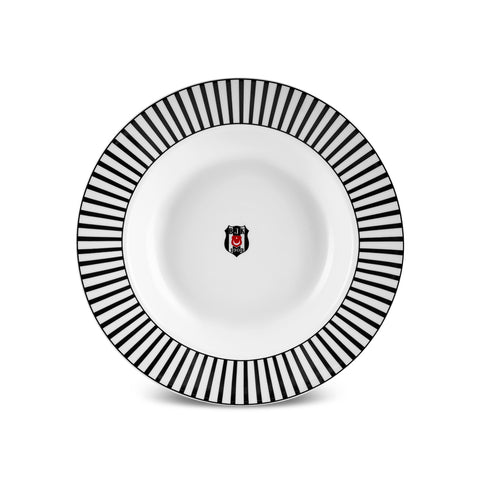 Karaca x Beşiktaş Lisanslı Forever Bone 24 Parça 6 Kişilik Yemek Takımı
