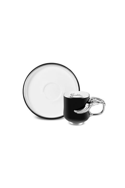 Karaca x Beşiktaş Lisanslı 2 Kişilik Kahve Fincan Takımı 90 ml