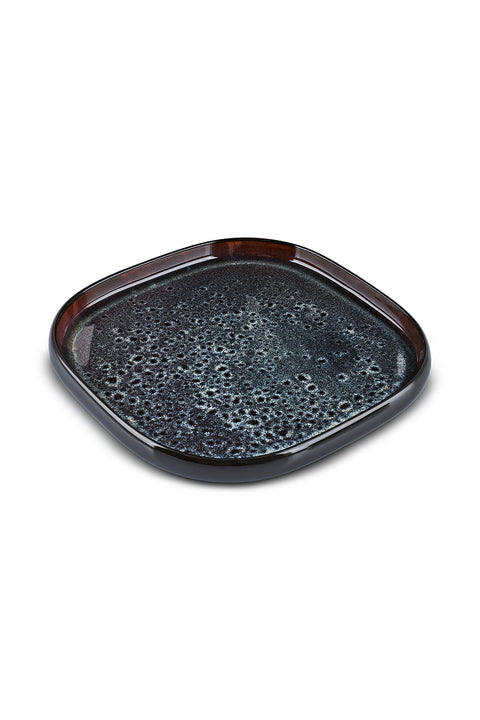 Karaca Earth Collection Galactic Shiny Black 55-teiliges Tafelservice für 12 Personen