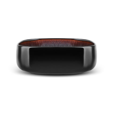 Karaca Earth Collection Galactic Shiny Black 55-teiliges Tafelservice für 12 Personen