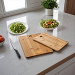 Karaca Bamboo 2-Piece Cutting Board B3064