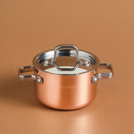 Karaca Powersteel 3Ply 316+ Çelik Mini Tencere 10 cm Copper