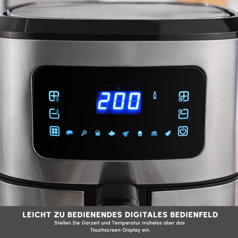 Karaca Multifry Inox XXL 7 Litre Dijital Cam Pencereli Airfryer