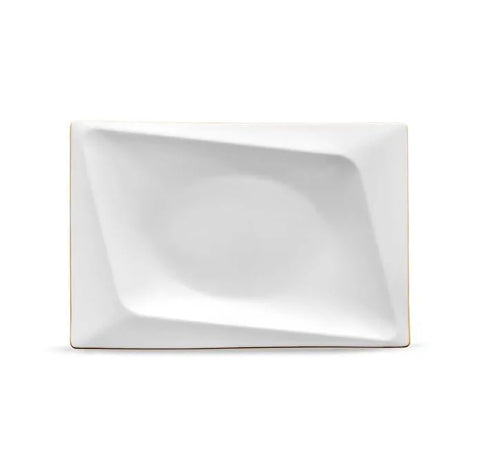 Jumbo Fold Gold 58-teiliges eckiges Tafelservice für 12 Personen