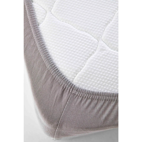 Karaca Home Jersey Fitted Bettlaken Grau (100x200 cm) Öko-Tex Zertifiziert