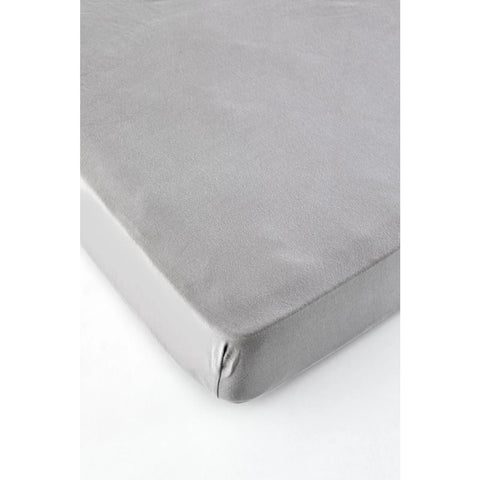 Karaca Home Jersey Fitted Bettlaken Grau Einzel (90x200 cm)