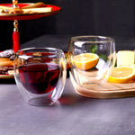 Karaca Double Wall Borosilicate Glass Cappucino Cup Set Of 2 150 Ml