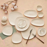 Karaca Oyster 26 Piece Breakfast and Serveware Set for 6 Person