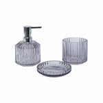 Karaca Home Line 3 Parça Banyo Seti Füme