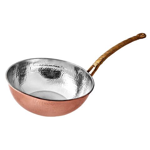 Karaca Alacahoyuk Kupfer Wok Pfanne 24 cm