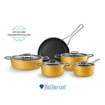 Karaca Mastermaid BioDiamond 9 Parça Tencere Seti Yellow