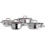 Karaca Osaka 8 Piece Steel Cookware Set