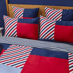 Nautica Home Morris %100 Pamuk Nevresim Takımı, 155 × 220 cm, Lacivert Multi