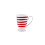 Karaca Polka Dot Striped Porcelain Mug 360 ml