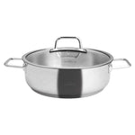 Karaca Galaxy 26 cm 3.4 lt Steel Wide-Bodied Saucepan For Aubergine Dishes