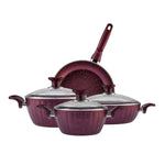 Cookplus Biogranit Dream 7 Piece Cookware Set Purple