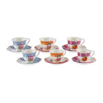 Karaca Madagaskar Kaffeetassen-Set, 6 Personen, 80 ml