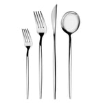Karaca Bella Stainless Steel V2 24-Piece Cutlery Set for 6 People – Silver