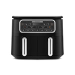 Karaca Air Cook Duo Ev Yemeği XXXL 8 Litre Airfryer, Black Chrome, 8 Kişilik, 2500W