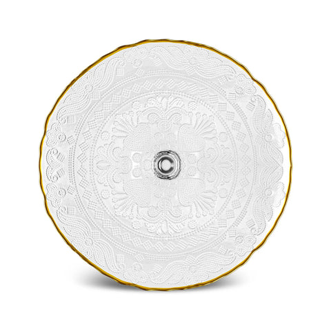 Karaca Dalia Gold Dessert-Set für 6 Personen, 7 teilig