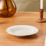 Karaca Elizabeth Ecru Pasta Bowl, 22 cm