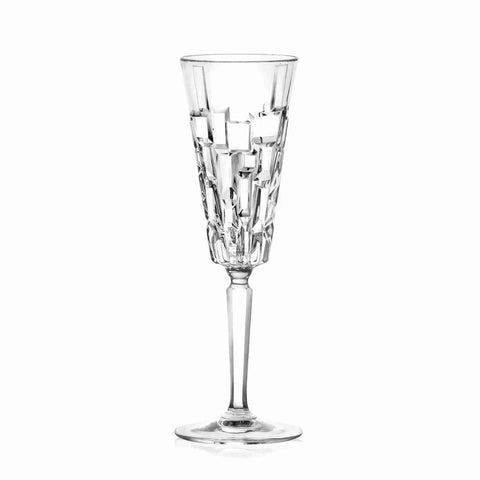RCR Etna 6 Kişilik 6 Parça Şampanya Kadehi Seti, 180 ml, Şeffaf
 