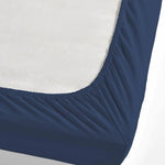 Nautica Jersey Fitted Sheet, Marine Blue, 180x200cm