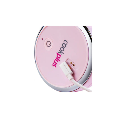 Cookplus Pink Tragbarer, wiederaufladbarer Smoothie-Mixer, 400ml, 60W