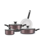 Karaca Ceramica Iconic Bronze, İndüksiyon Tabanlı 7 Parça Tencere Seti