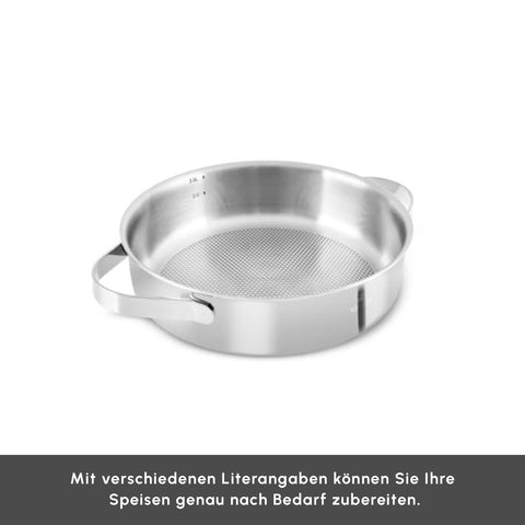 Karaca 3 Ply Culinara 8 Piece Cookware Set