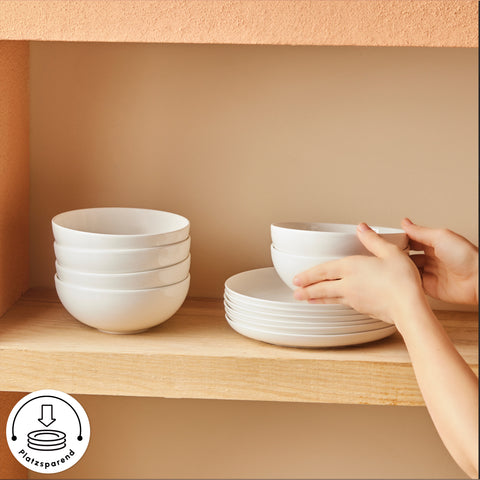  Karaca Streamline Remi 24-Piece Dinnerware Set for 6