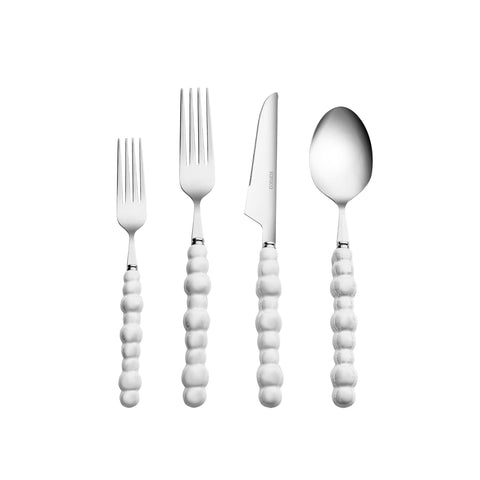 Karaca Pearl 24-Piece Cutlery Set For 6 Persons, Silver
