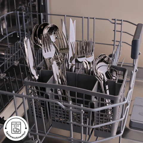 Karaca Bella Stainless Steel V2 24-Piece Cutlery Set for 6 People – Silver